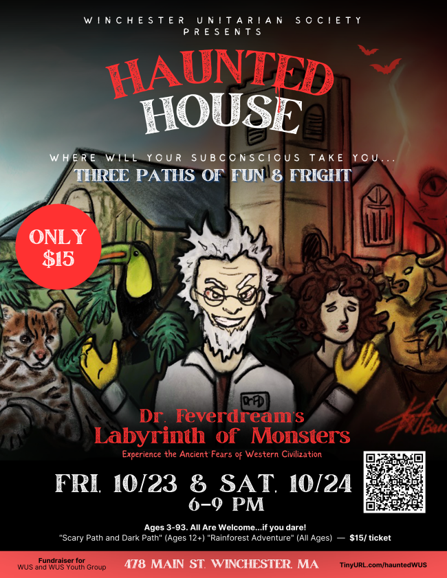 Flier for Haunted House: Dr. Feverdream's Labyrinth of Monsters