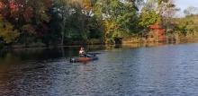 Boat on a river