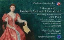 Flier for An Evening with Isabella Stewart Gardner
