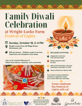 Flier for Family Diwali Celebration